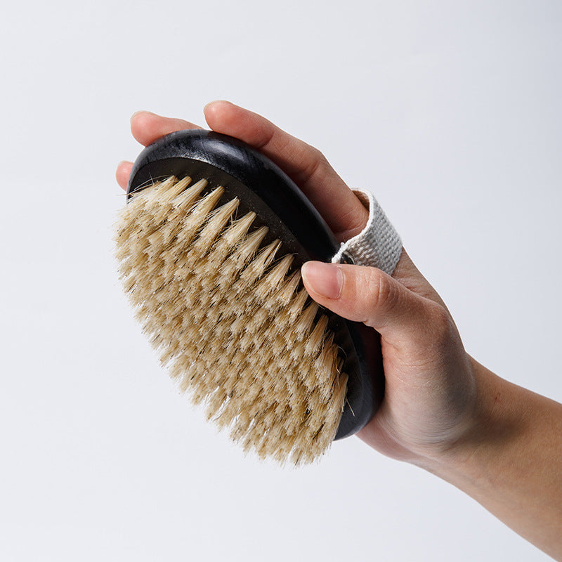 Premium Black Beech Wood Bath Brush™