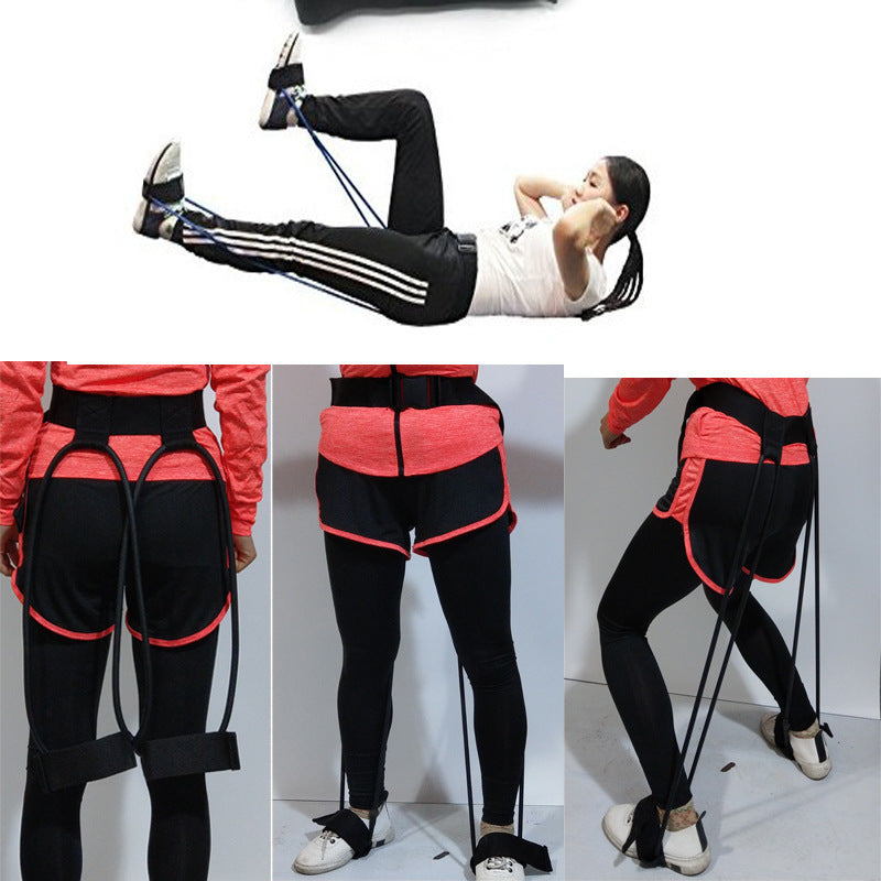 Home Workout Resistance Bands with Foot Pedal™