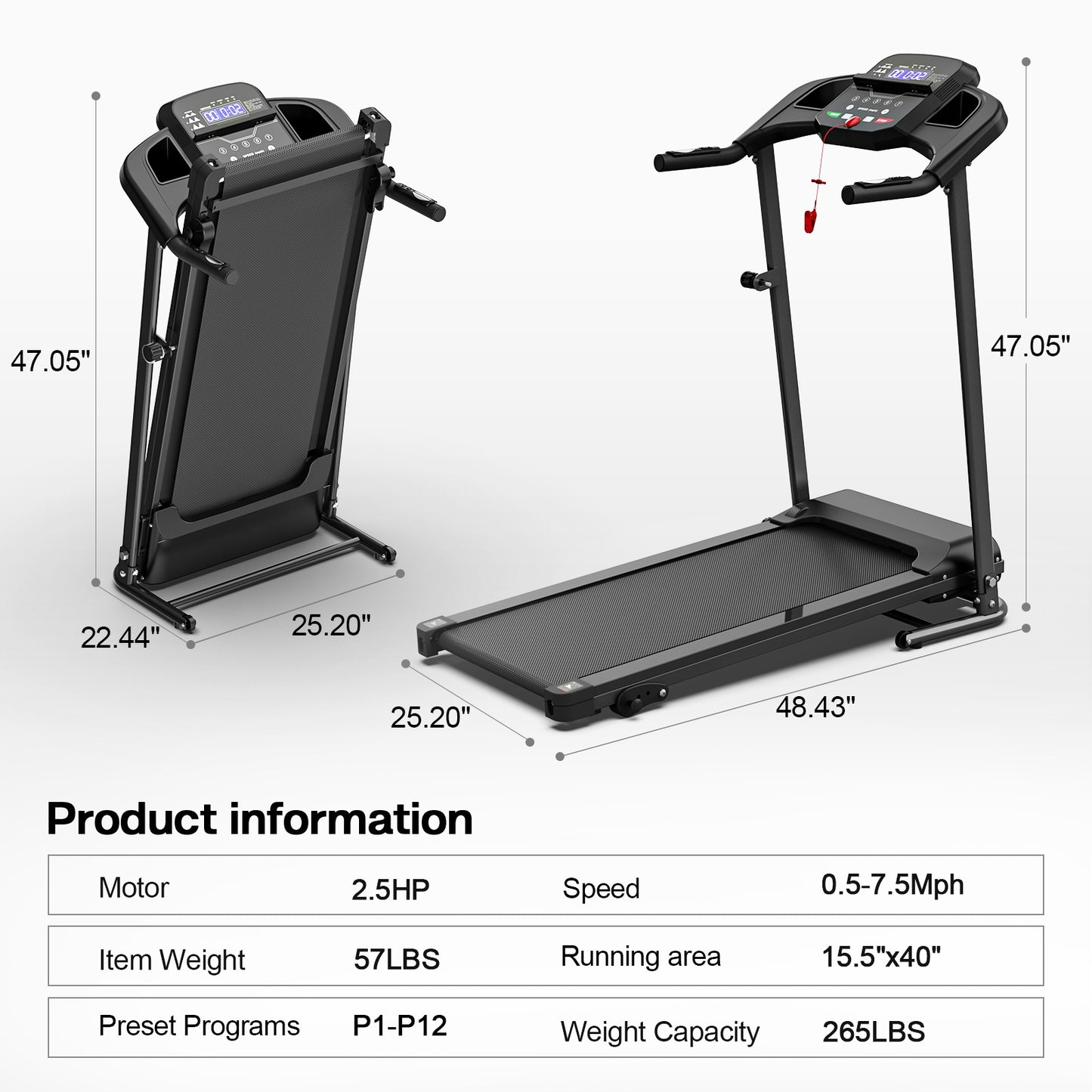 JK106 Folding Treadmill™