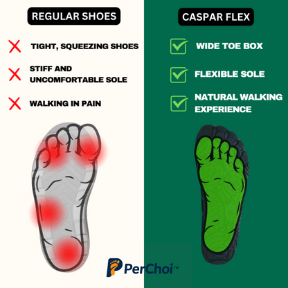 Caspar Flex - Non-slip & waterproof winter barefoot shoe (Unisex)