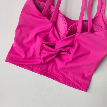 Back Knot Push Up Sports Bra™