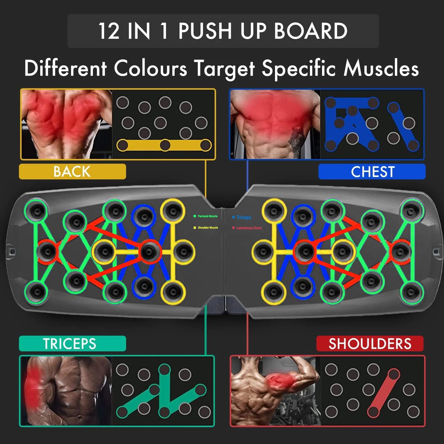Push-Up Board Set™ Portable Foldable Fitness Equipment