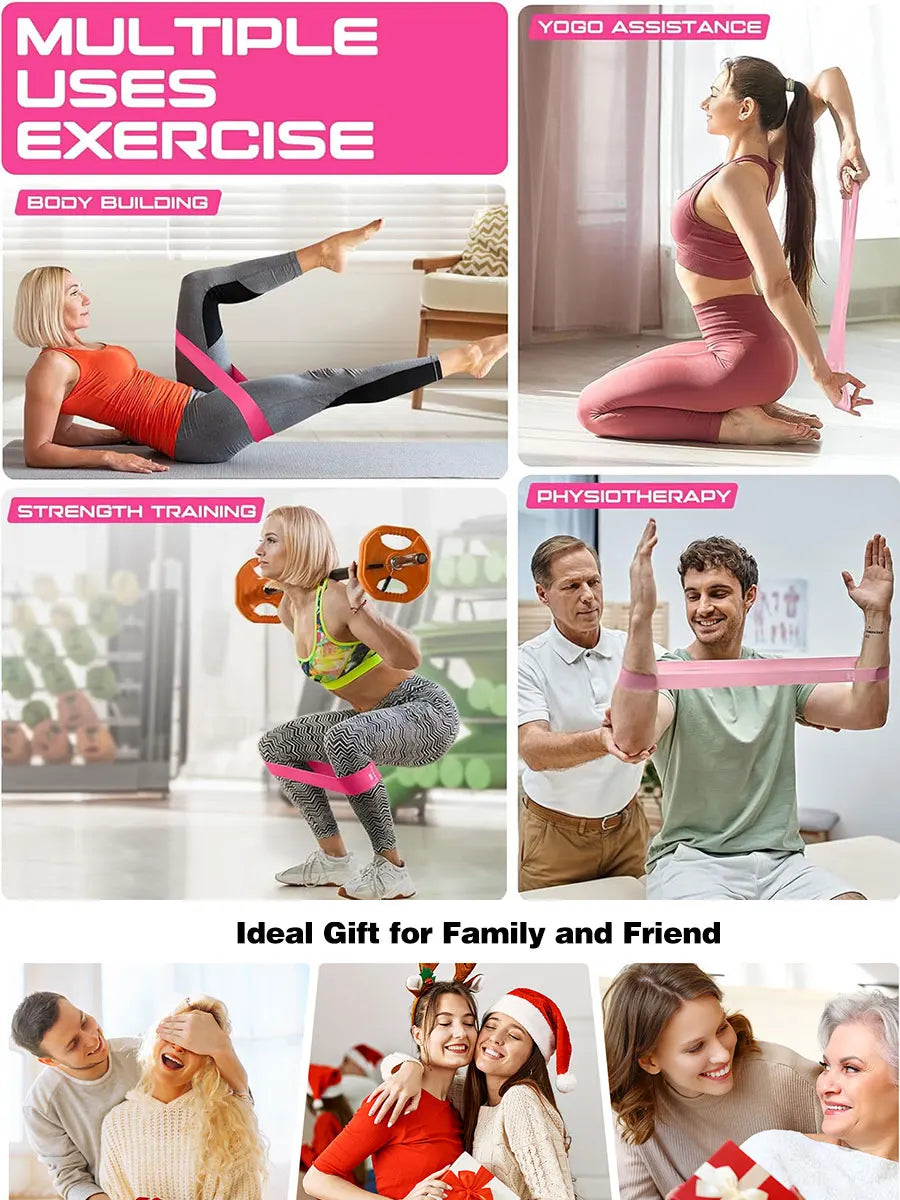 Resistance Bands™ Set for Workout, Yoga & Pilates