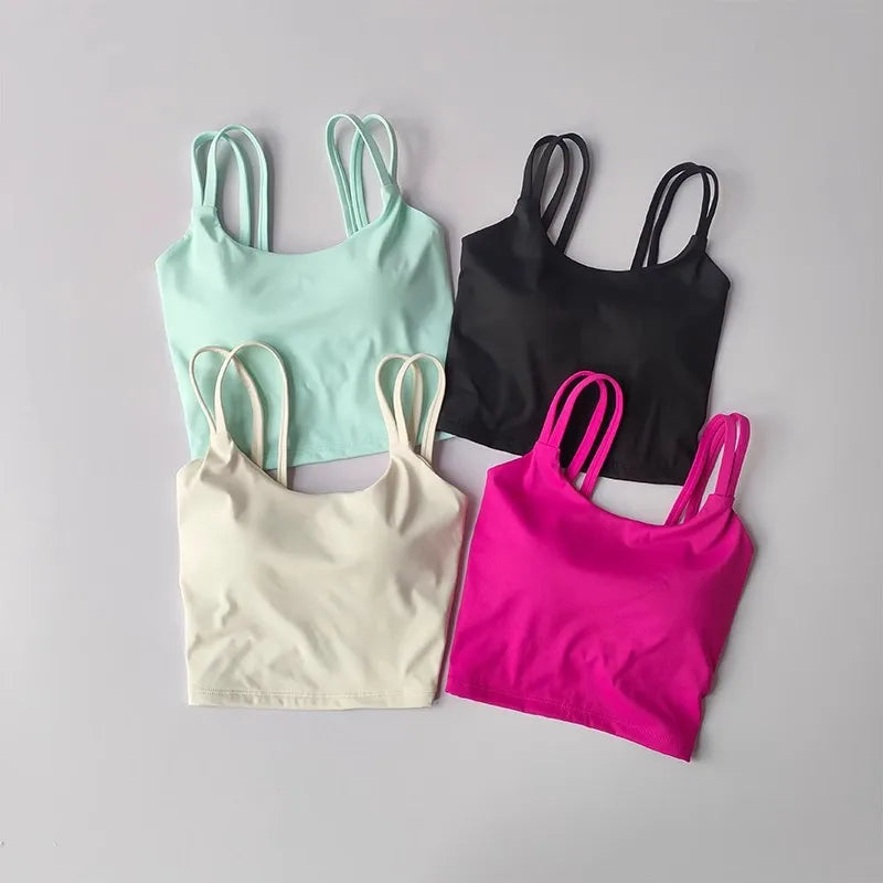 Back Knot Push Up Sports Bra™