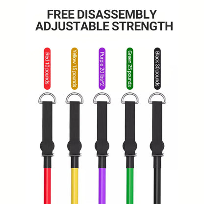 Resistance Bands Set™ 10–14pcs for Workout & Muscle Training