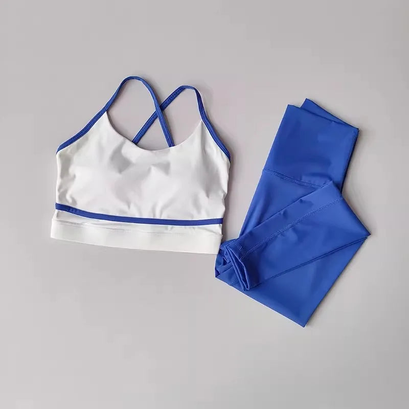 High Waist Yoga Leggings & Bra Set™