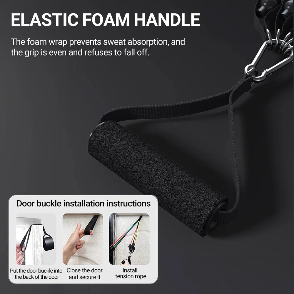 Resistance Bands Set™ 10–14pcs for Workout & Muscle Training