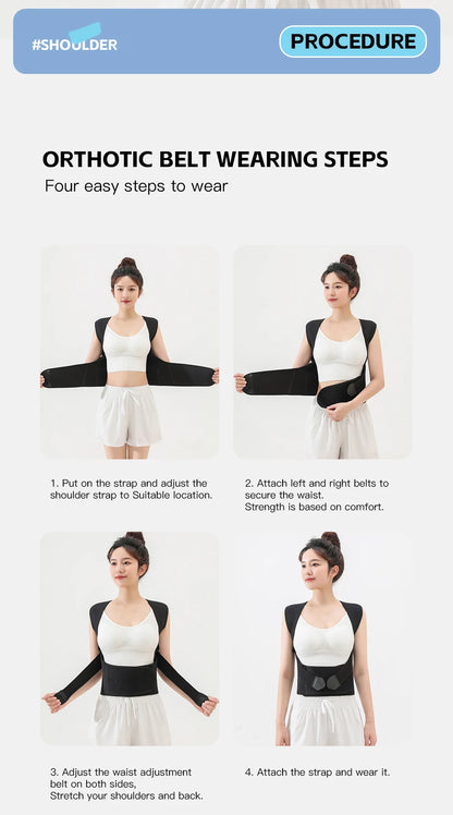 Posture Corrector Brace™ Adjustable Back Support for Women