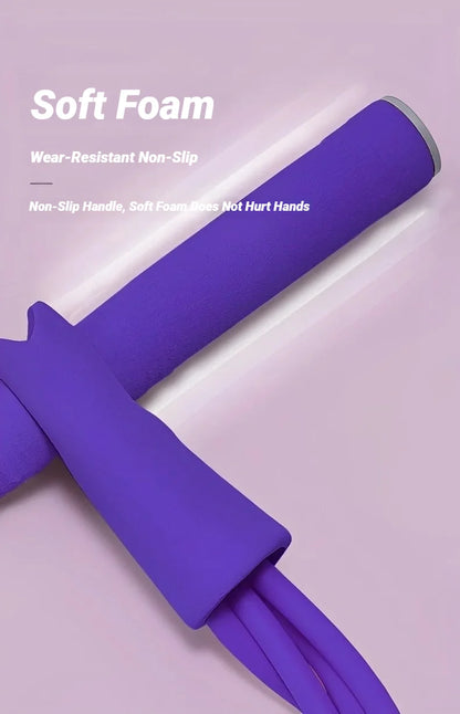 Pedal Resistance Band™ 4-Tube Tension Rope for Home Fitness