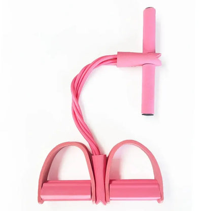 Pedal Resistance Band™ 4-Tube Tension Rope for Home Fitness