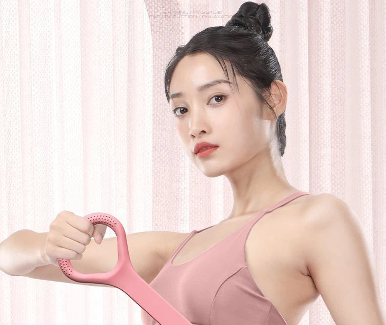 8-Shaped Stretcher For Home Fitness, Back Shaping,elastic Band With Open Shoulder and Back Stretching Band for Shoulder Exercise