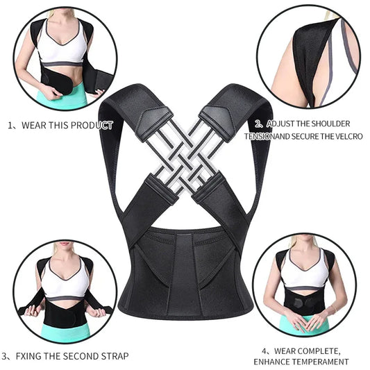 Anti-Hunchback Posture Corrector™ Adjustable Back Support