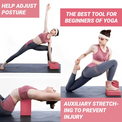 Yoga Blocks™ Foam Bricks for Pilates & Stretching