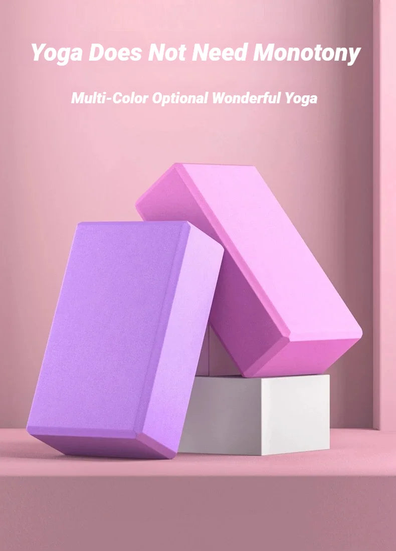 Yoga Blocks™ Foam Bricks for Pilates & Stretching