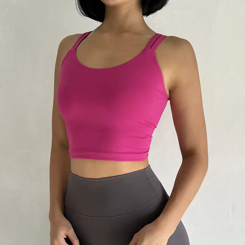 Back Knot Push Up Sports Bra™