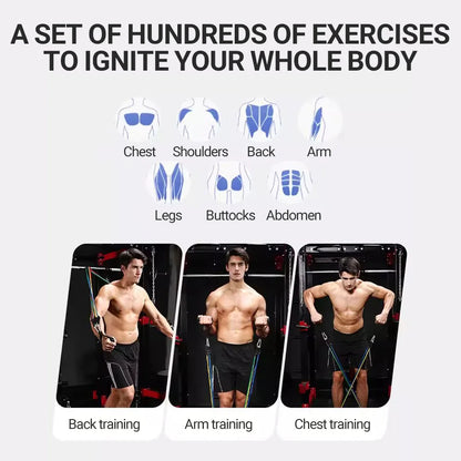 Resistance Bands Set™ 10–14pcs for Workout & Muscle Training
