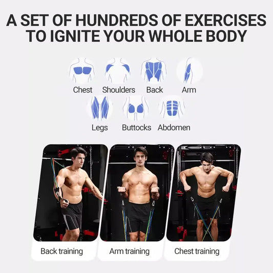 Resistance Bands Set™ 10–14pcs for Workout & Muscle Training