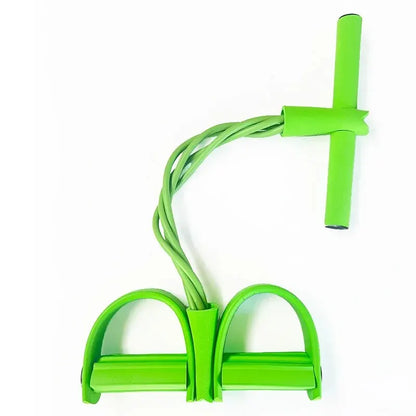 Pedal Resistance Band™ 4-Tube Tension Rope for Home Fitness