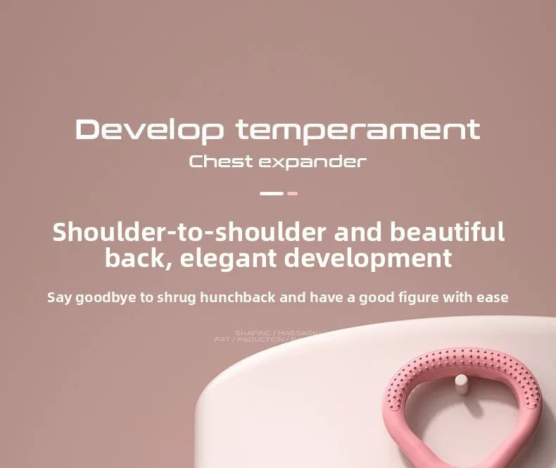 8-Shaped Stretcher For Home Fitness, Back Shaping,elastic Band With Open Shoulder and Back Stretching Band for Shoulder Exercise