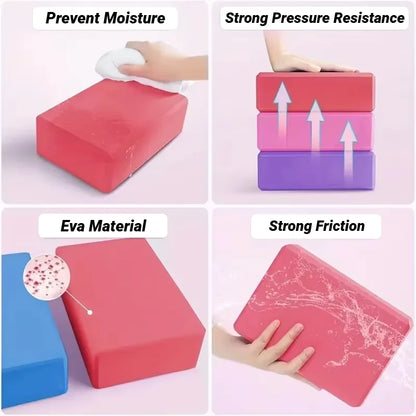 Yoga Blocks™ Foam Bricks for Pilates & Stretching