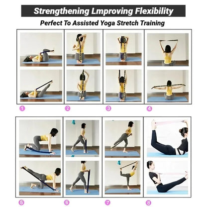 Yoga Stretch Strap™ Resistance Band for Pilates & Dance