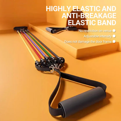 Resistance Bands Set™ 10–14pcs for Workout & Muscle Training