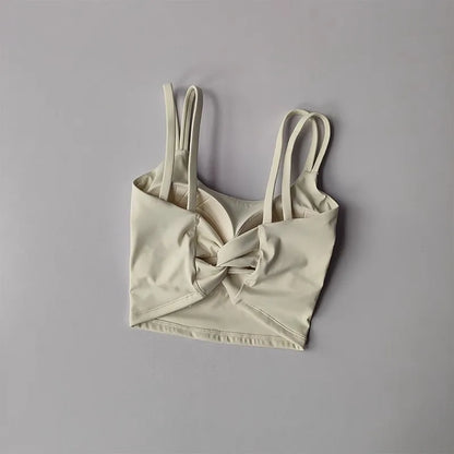 Back Knot Push Up Sports Bra™