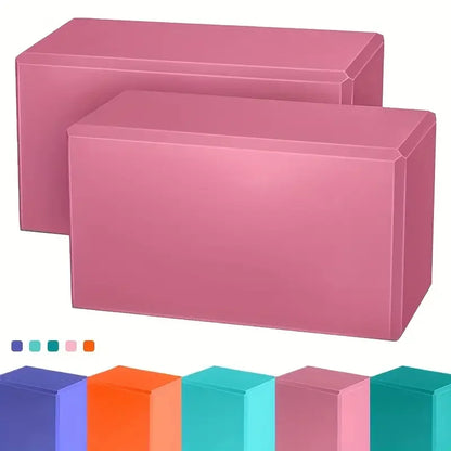 Yoga Blocks™ Foam Bricks for Pilates & Stretching