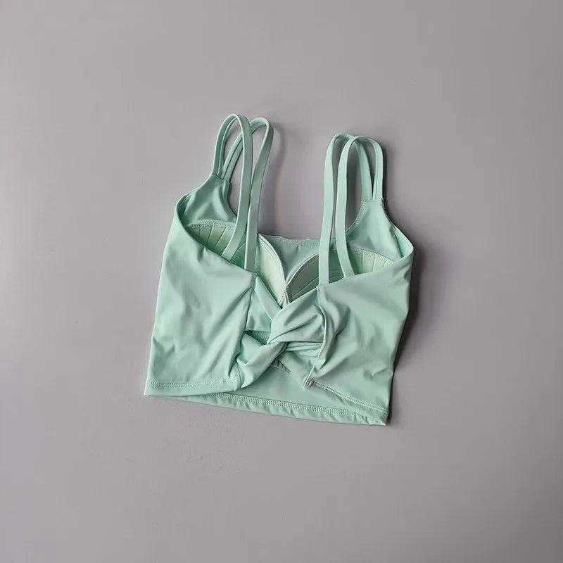 Back Knot Push Up Sports Bra™