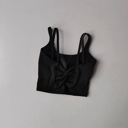 Back Knot Push Up Sports Bra™