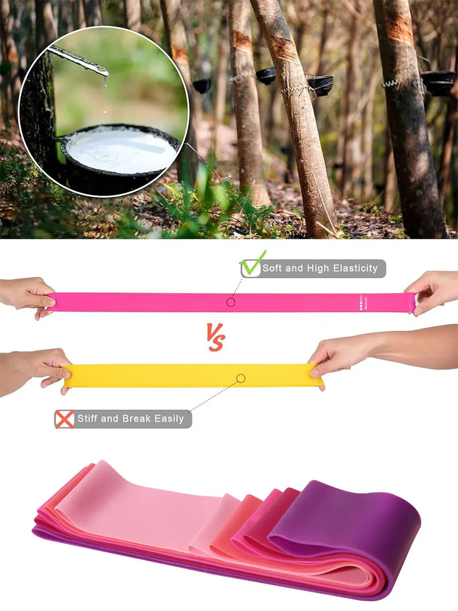 Resistance Bands™ Set for Workout, Yoga & Pilates
