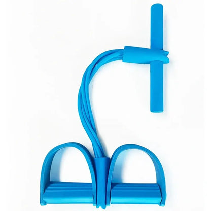 Pedal Resistance Band™ 4-Tube Tension Rope for Home Fitness