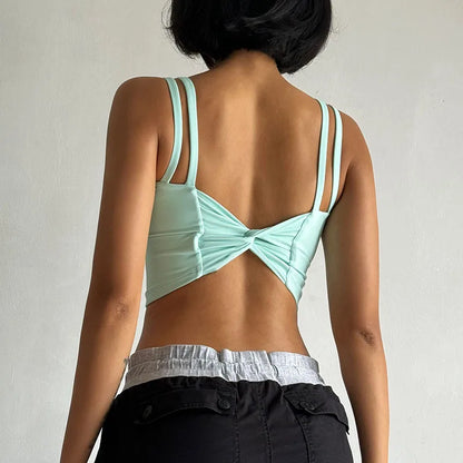 Back Knot Push Up Sports Bra™