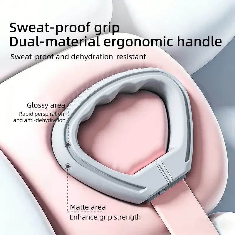 LuxeSculpt™ Elite Figure 8 Resistance Band System: Multi-Level Silicone Set for Yoga, Stretching & Back Fitness