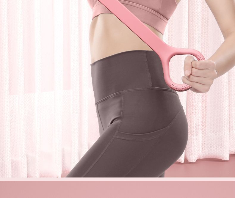8-Shaped Stretcher For Home Fitness, Back Shaping,elastic Band With Open Shoulder and Back Stretching Band for Shoulder Exercise