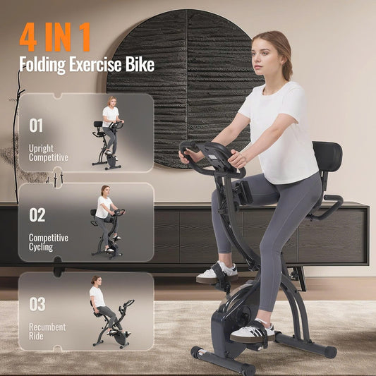 Folding Exercise Bike 10-Level™
