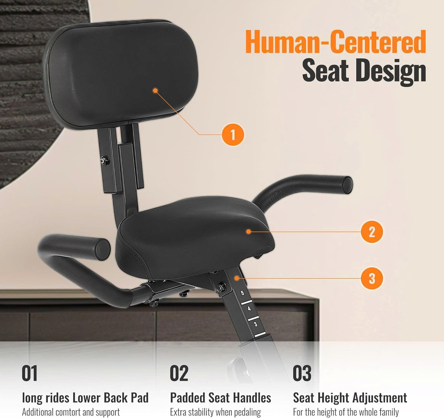 Folding Exercise Bike 10-Level™